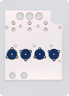 铝基叠孔绝缘印制线路板